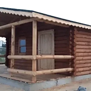 35 m2 Tek katlı tomruk ev
